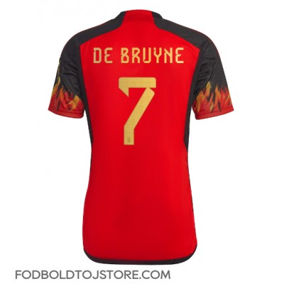 Belgien Kevin De Bruyne #7 Hjemmebanetrøje VM 2022 Kortærmet